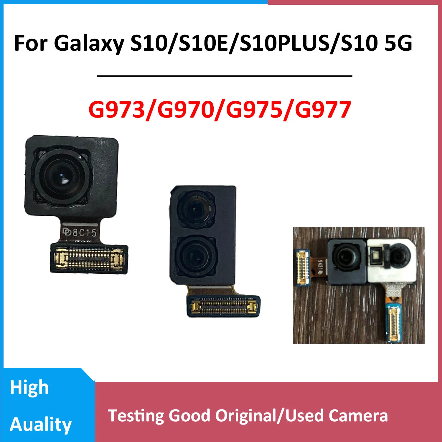 Оригинальный гибкий кабель для фронтальной камеры Samsung Galaxy G973F G973U S10 Plus G975F G975U G970U