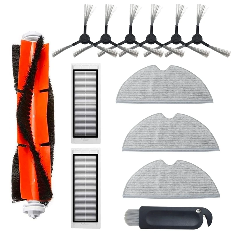 

1 Set Main Brush Side Brush HEPA Filter Compatible For Xiaomi 1C 2C 1T Robot Vacuum Cleaner Replacement Parts