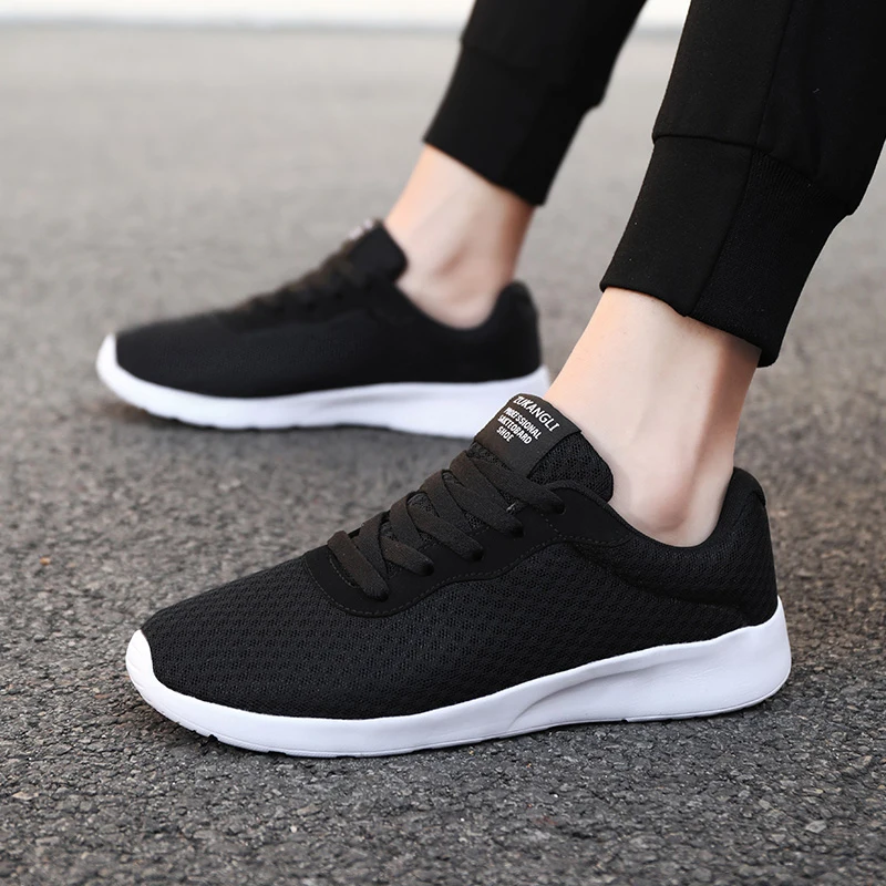 Running Shoes Men Sneakers Women Mesh Breathable Casual Shoes Mens Lace-up Fashion Moccasins Lightweight Sport