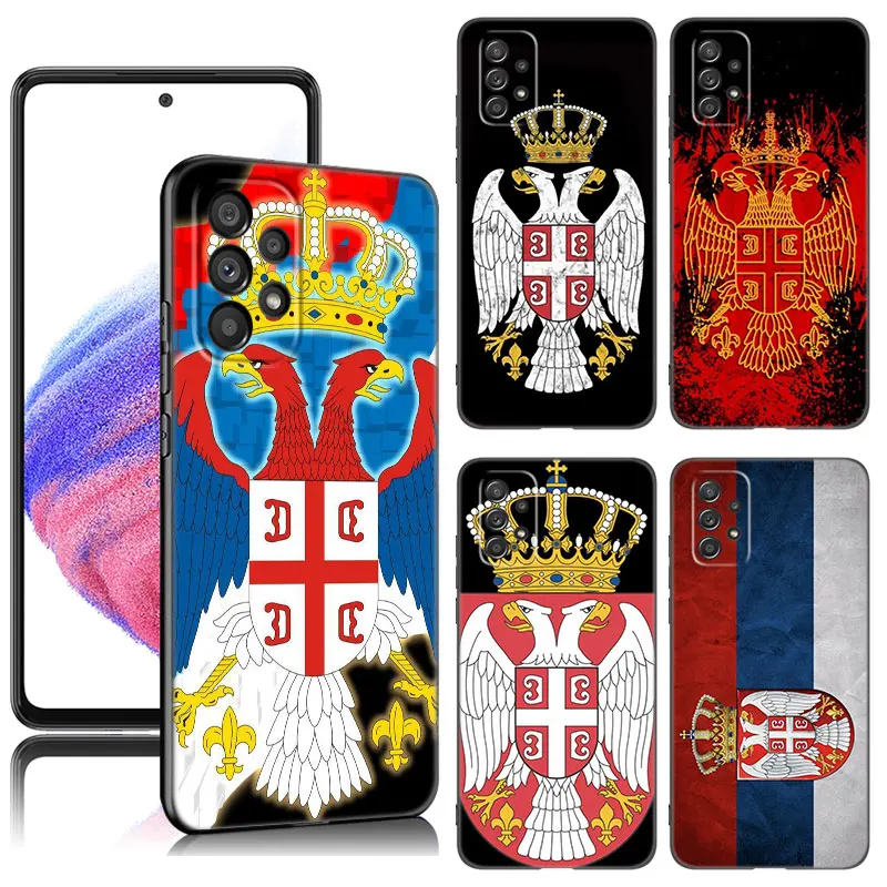 

Serbia Flag Phone Case For Samsung A21 A52 S A13 A22 A24 A32 4G A14 A23 A34 A53 A54 A73 5G A11 A12 A31 A33 A50 A51 A70 A71 A72