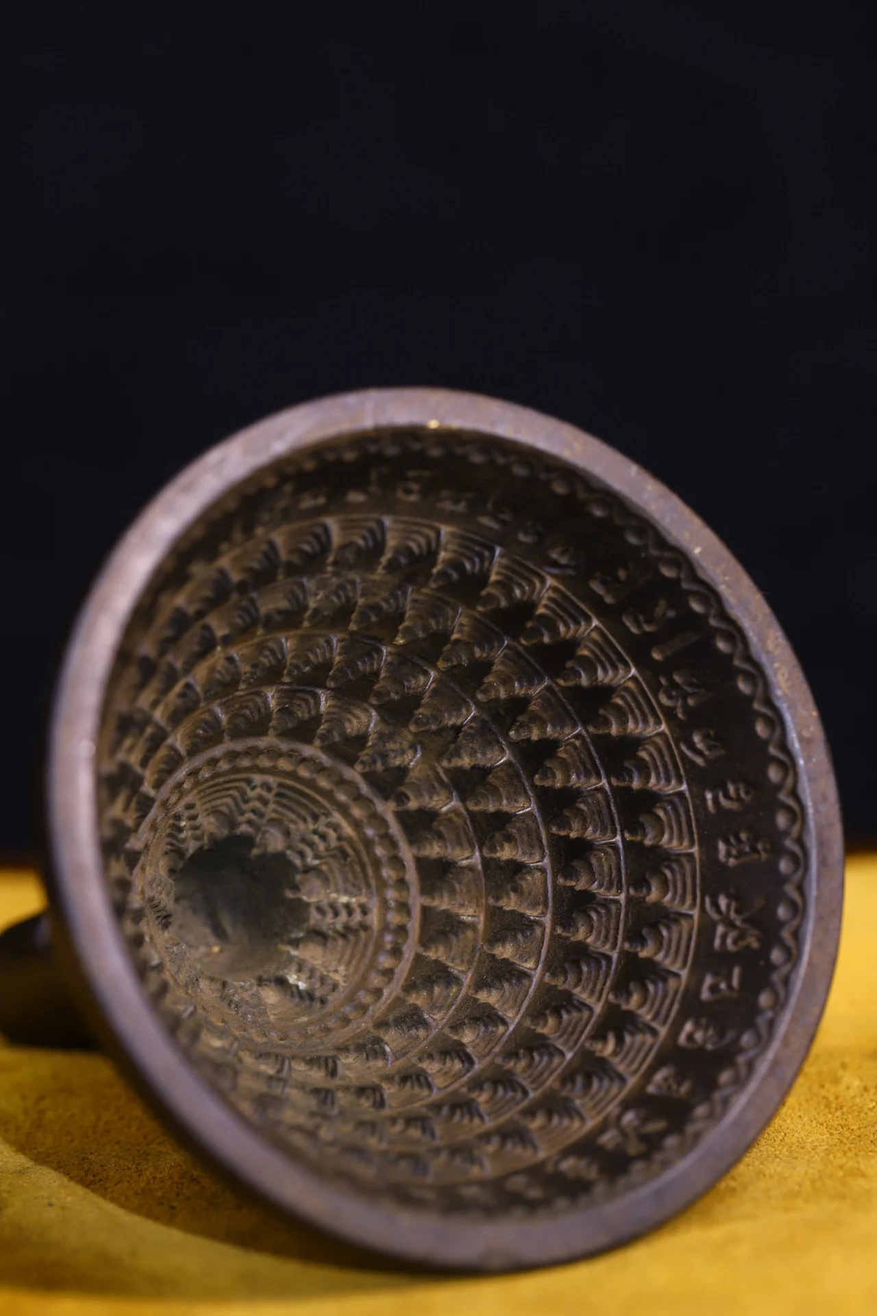 Коллекция тибетских храмов 4 дюйма старинная бронзовая пагода ручной работы