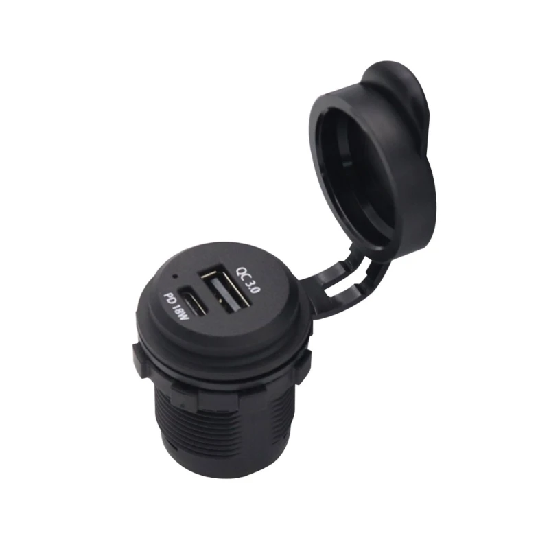 

USB C Car Charger 18W Fast Charge 12-24V Universal Drop Shipping