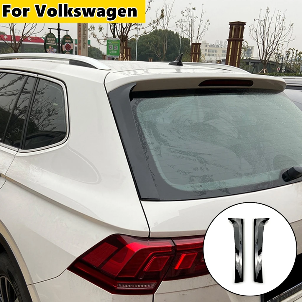 

2Pcs Car Rear Window Side Spoiler Wing Splitter For Volkswagen Tiguan MK 2 2017 2018 2019 2020 Car Styling