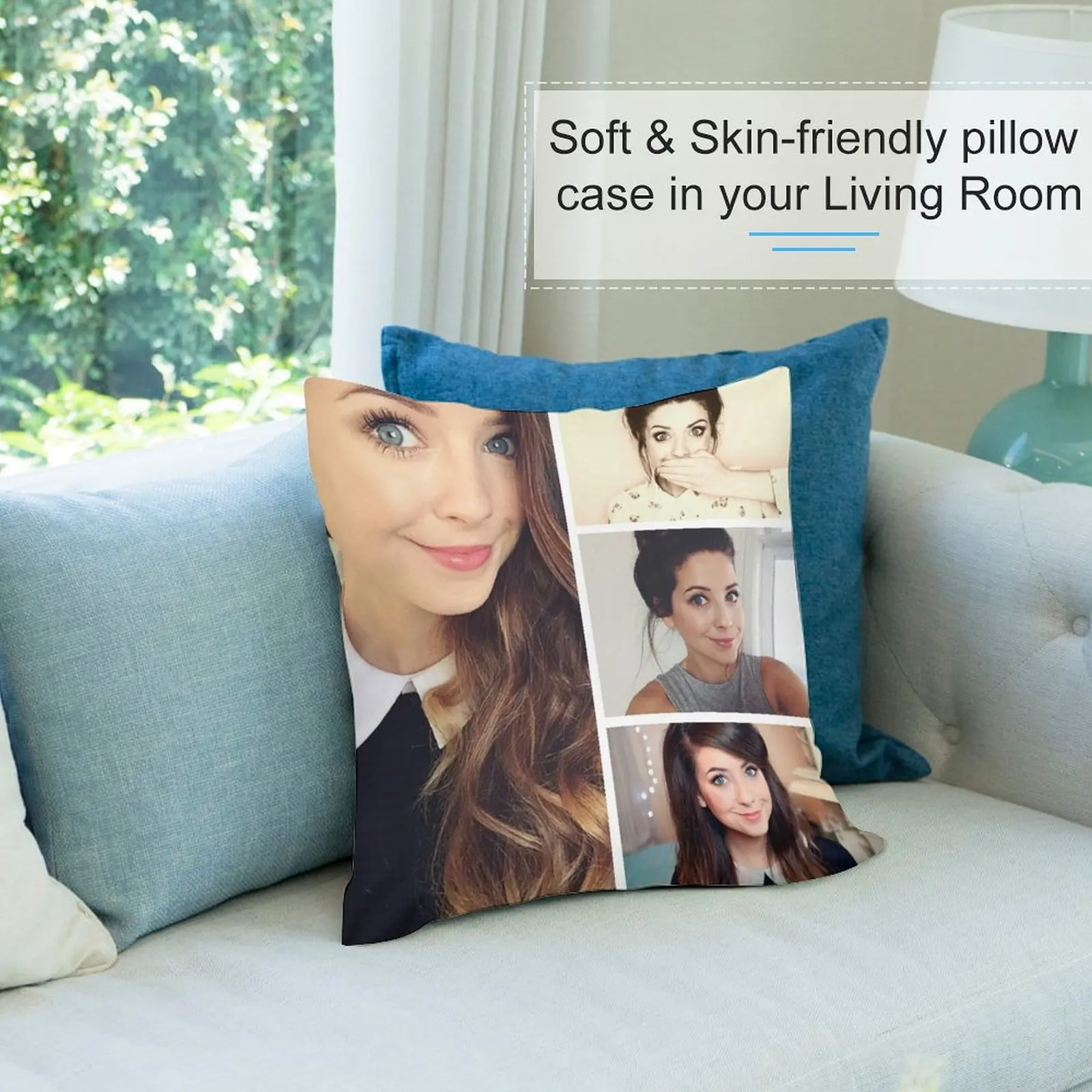 Zoella коллаж осенняя декоративная подушка для дивана