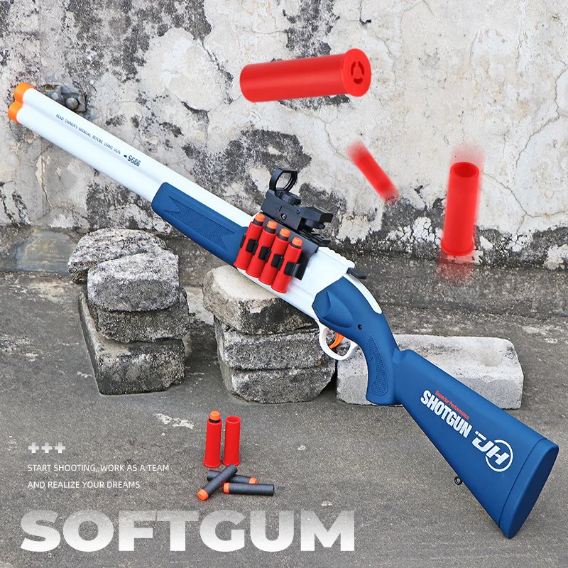 S686 игрушечный пистолет с мягкими пулями Shell эжекционная ручная бластерная