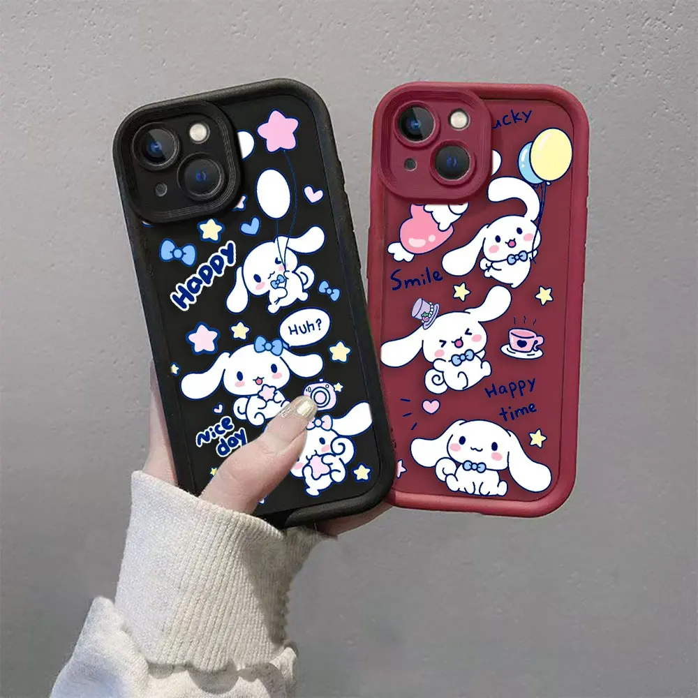 Чехол для телефона с собакой Cinnamoroll Pochacco VIVO Y19 Y20 Y17 Y17S Y21 Y22S Y22 Y27 Y28 Y35 Y36 Y50 Y51 Y72 Y75 Y76 Y77
