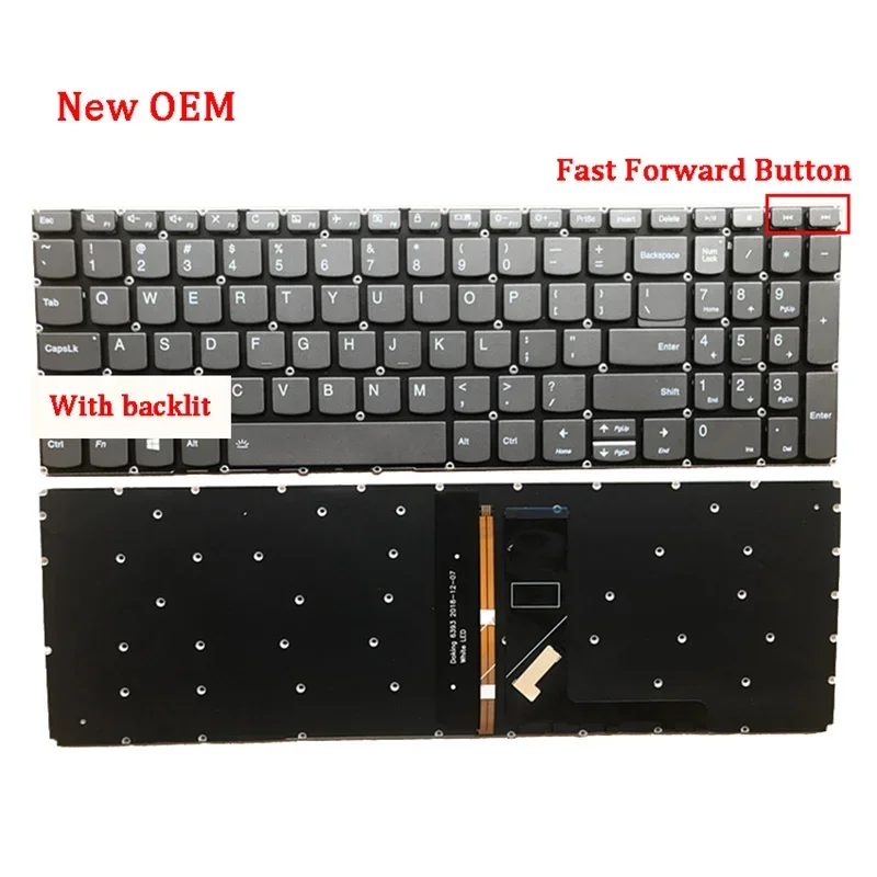 Новая оригинальная сменная клавиатура для ноутбука Lenovo 330s-15ikk 15R 15ast V330 720s-15ikk 300