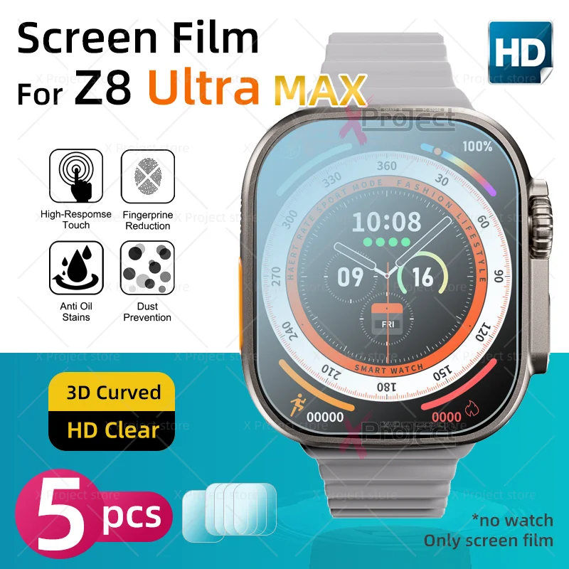 

хранитель экрана z8ultra Smartwatch HD гибкий стеклянный защитный экран часы 8