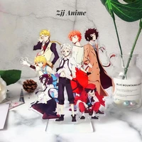 bungo stray dogs anime figure acrylic stand model toy dazai chuuya action figures decoration cosplay collectible diy fans gifts