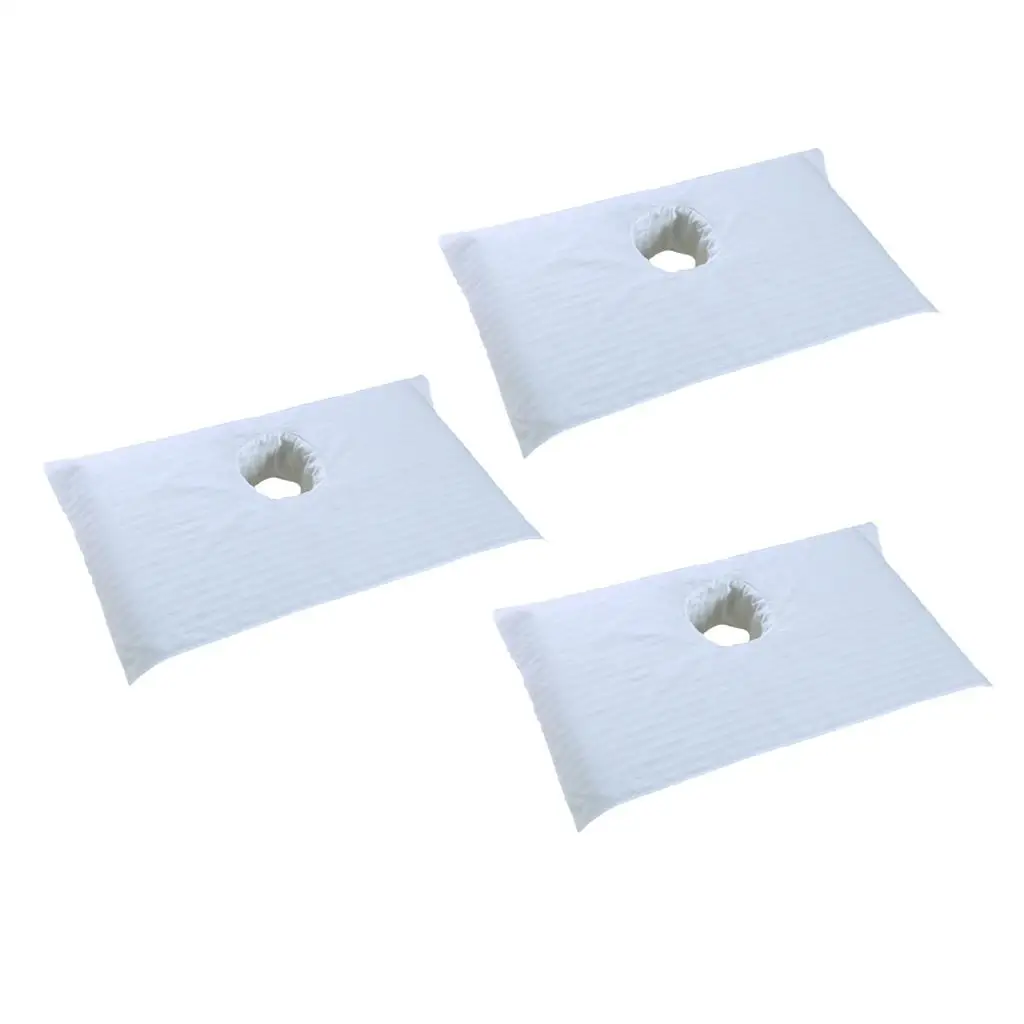 

Set of 3 Professional Massage Face Pads, Nasal Slit Cloths, with Breath Hole