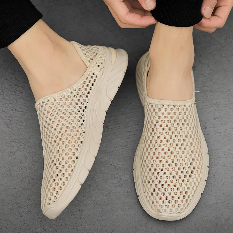 

Men's Slip on Casual Shoes 2023 Summer New Fashion Breathable Mesh Walking Shoes for Men Outdoor Light Male Sneakers Tenis Shoes