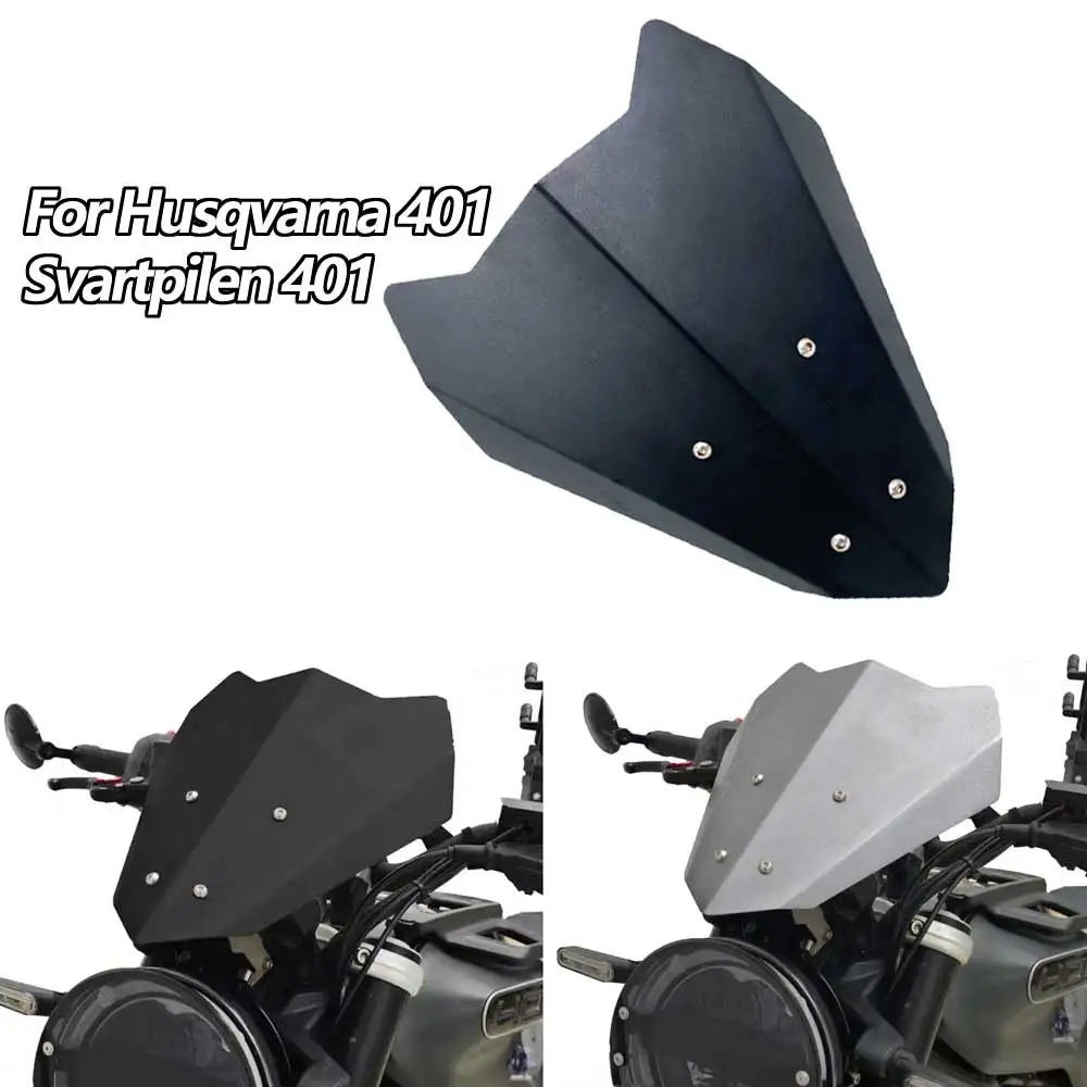 

Windshield Motorcycle Harley Davidson Aluminum Alloy Windscreen For Husqvarna 401 Svartpilen 401 Vitpilen 401 2020-2022 2021