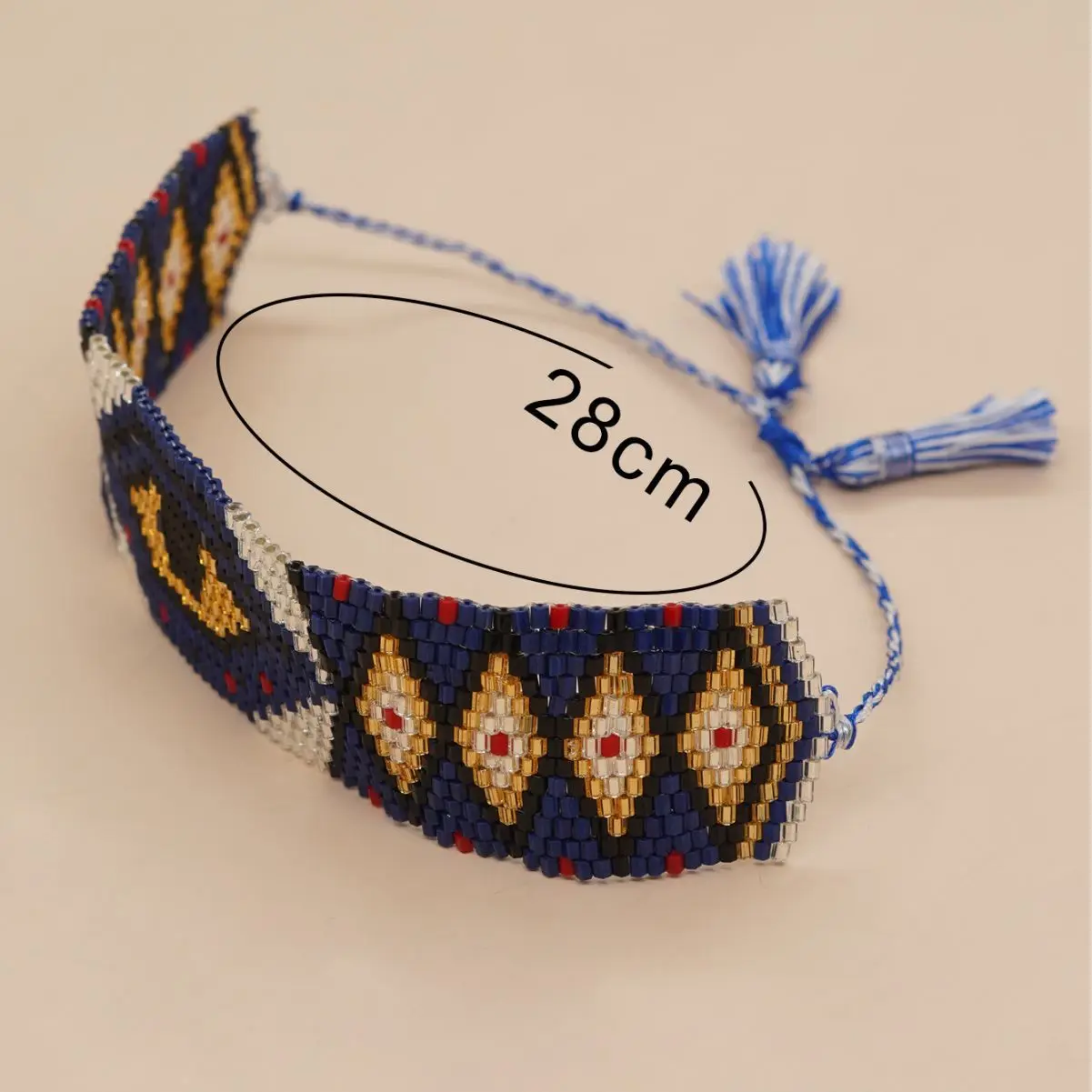 Новый крест на Хэллоуин богемный стиль Японский Рисовый бисер чистый ручной