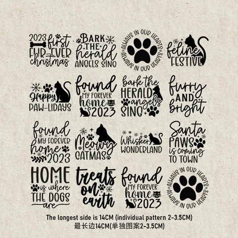 Набор букв "Цветок и Кролик" для термопечати