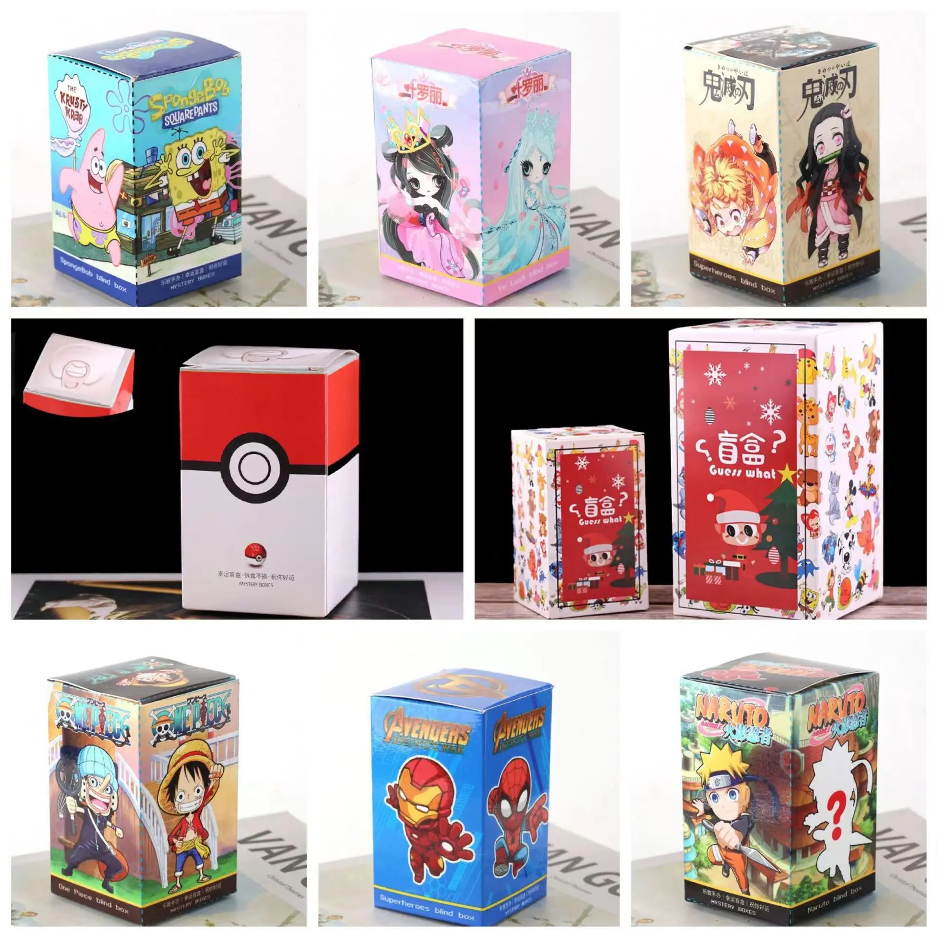 

Anime Figure with Box PVC Model for Gift
