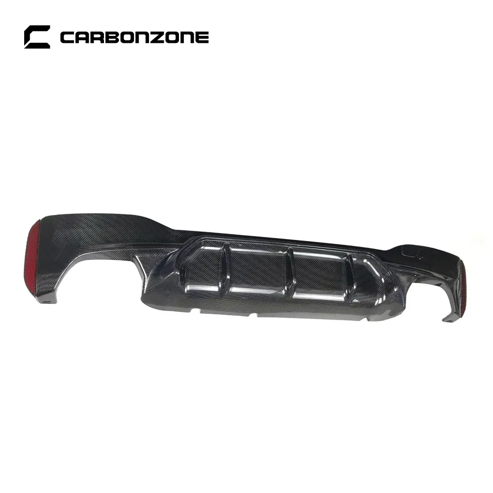 Губа заднего бампера из углеродного волокна в стиле МП для BMW 5 серии G30 диффузор