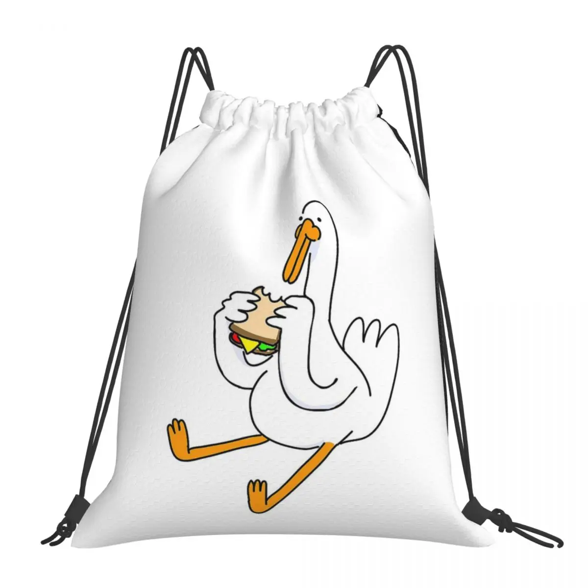 

Повседневные Портативные Сумки на шнурке, гусиные сандвич-рюкзаки с карманами для обуви, сумки-книжки для мужчин, женщин, студентов
