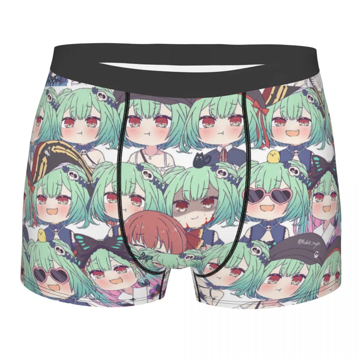 

Men Hololive Virtual Uruha Rushia Cute Anime Underwear Fashion Boxer Briefs Shorts Panties Male Breathable Underpants Plus Size