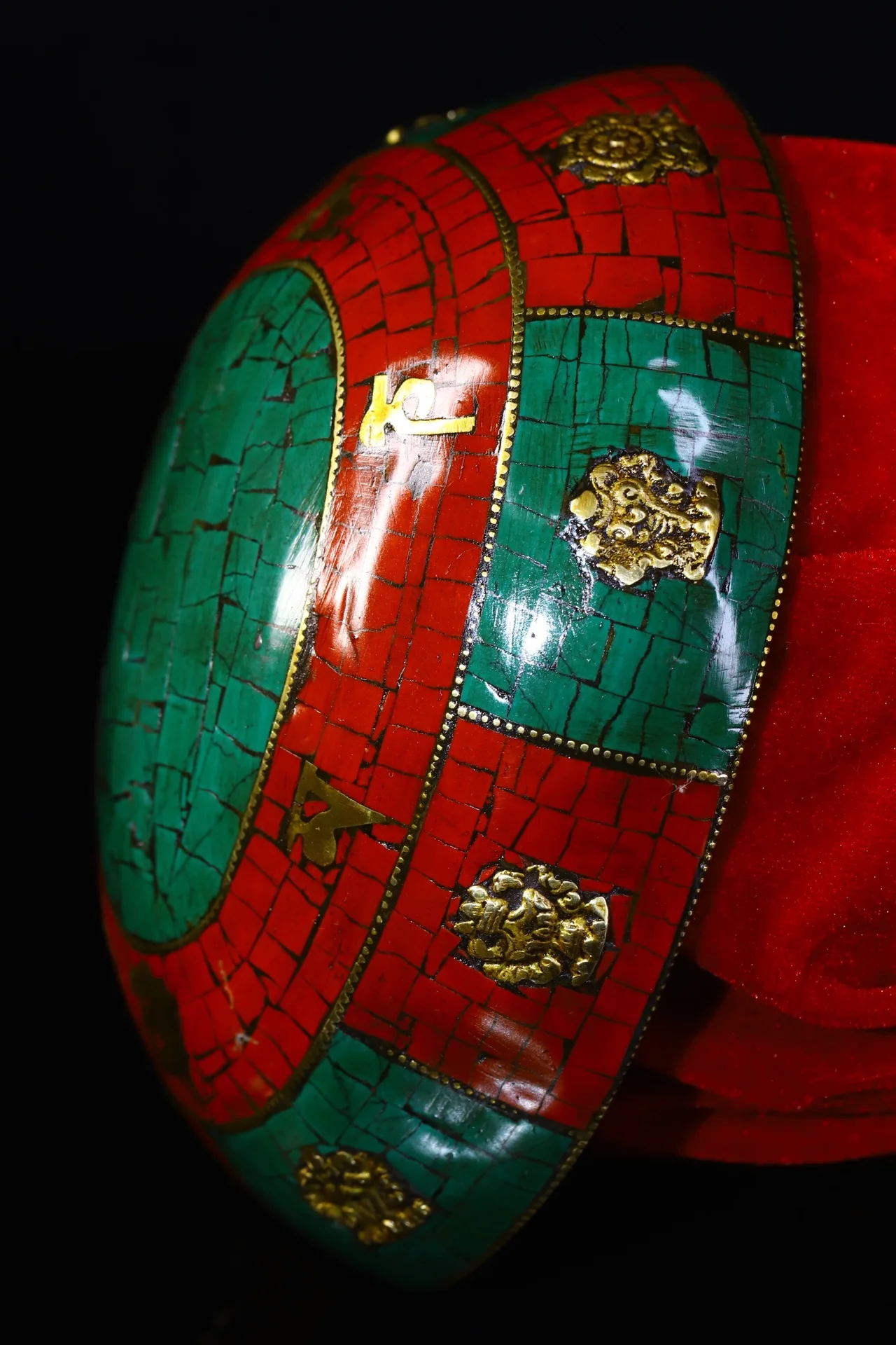 Коллекция тибетских храмов 4 дюйма подвеска с рисунком в виде шести лампочек цвет