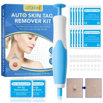 2 In1 Painless Auto Skin Tag Mole Wart Removal Kit Beauty Health Face Skin Care Body Wart Dot Treatments Remover Cleaning Tools 1