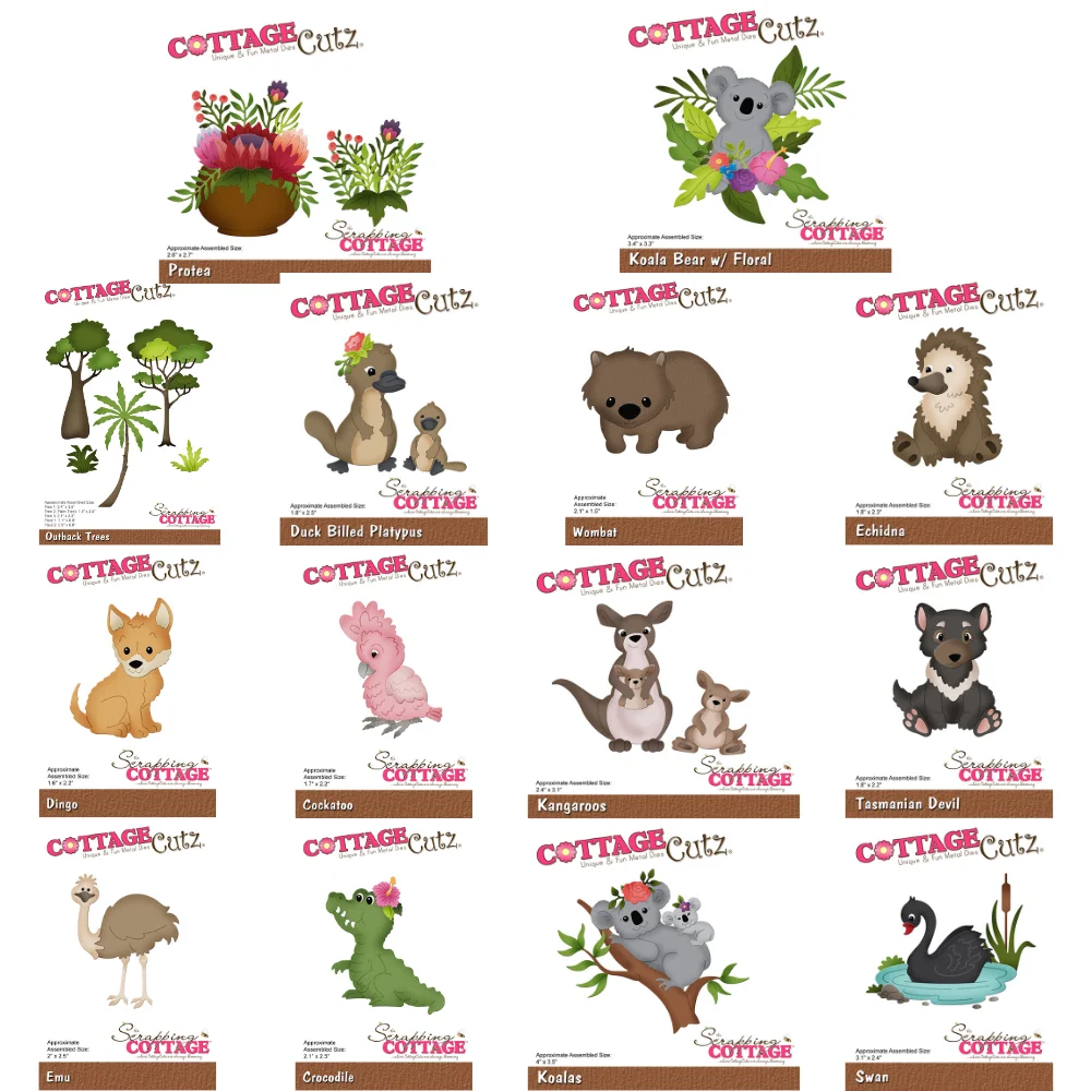 

April 2022 Animals & Plants Metal Cutting Dies DIY Scrapbooking Photo Album Decorative Embossing PaperCard Crafts Die