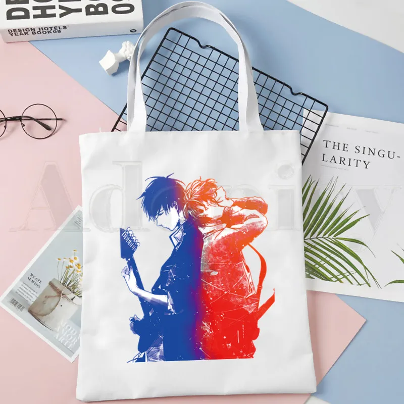 

Yaoi Bl Shopper Bags Shopping Bag Tote Bag Given Anime Manga Mafuyu Shoulder Bag Canvas Bags Large Capacity College Handbag