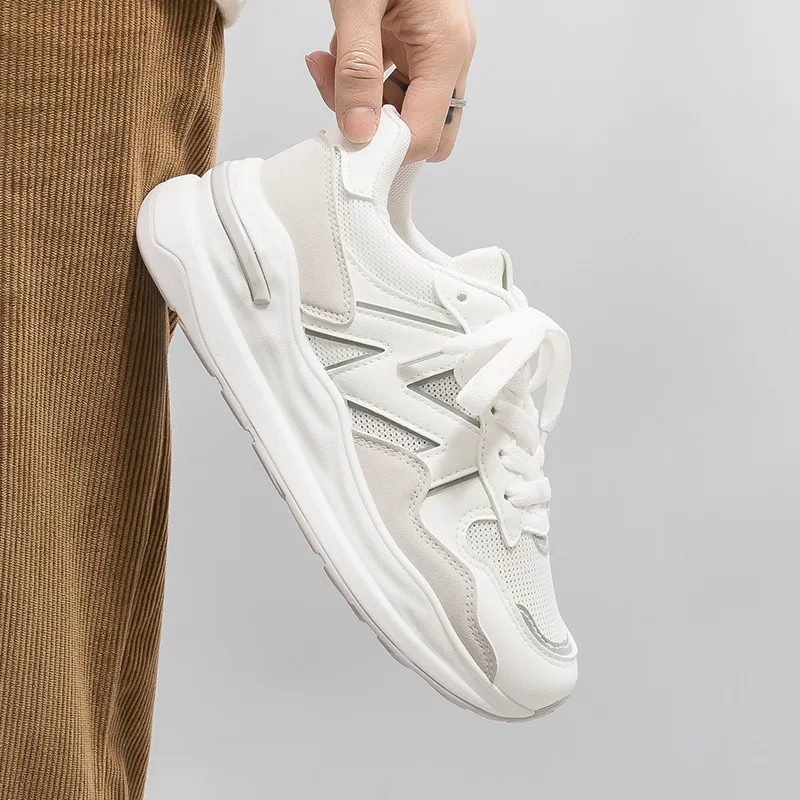 Women Sneakers 2023 Spring Patchwork Breathable Platform Casual Shoes Outdoor Ladies Sport Shoes Comfortable Walking Shoes