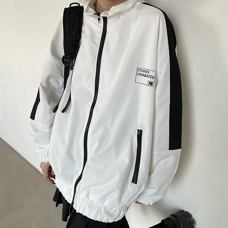 

Choichic Jacket Women Oversize Japanese Zipper Windbreaker Y2k Streetwear Kpop Track Jackets Gothic Style Casual Korean Fashion