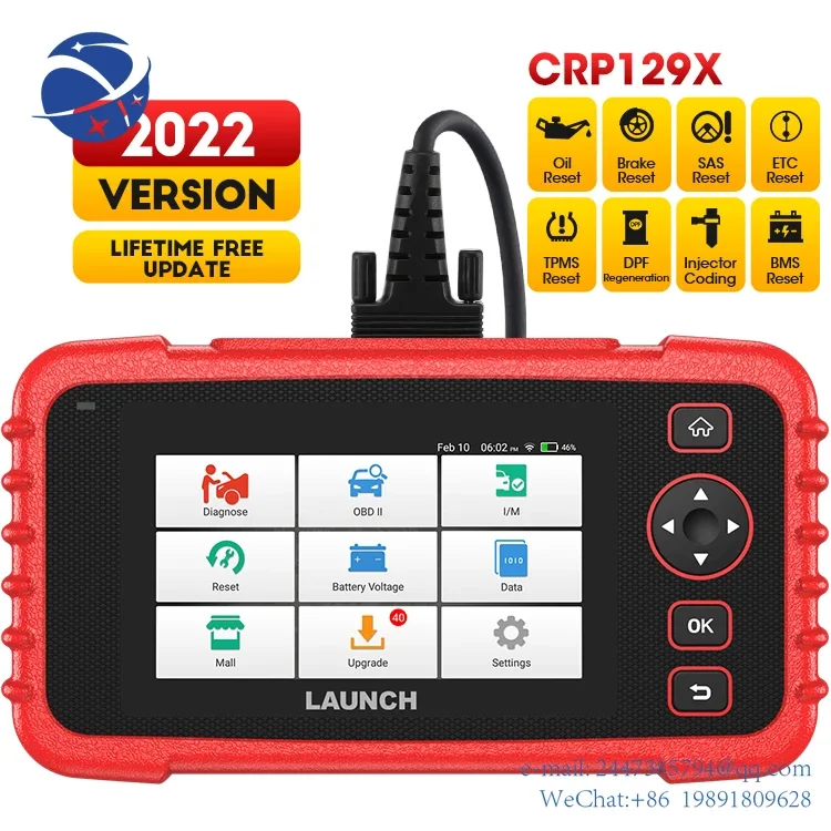 

Yun Yi Launch CRP129X Obd2 Scanner Crp129e Automotive Code Reader Diagnostic Tools Nieuwe Auto Diagnostische Machines Mot