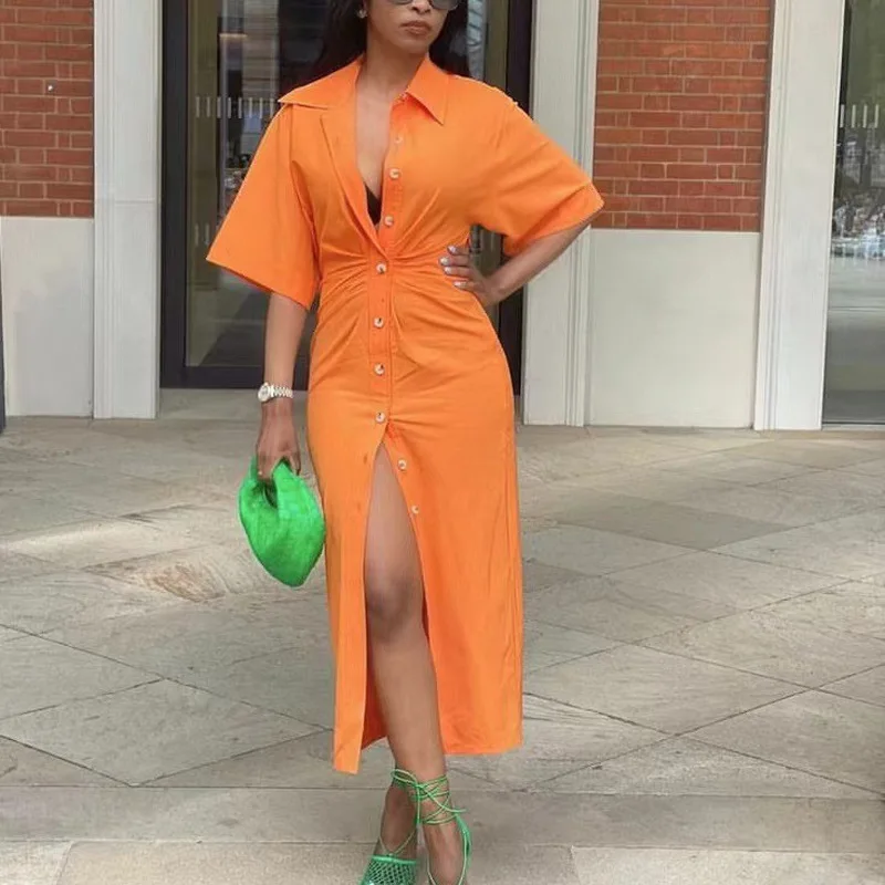 

Женское осеннее платье, повседневное облегающее офисное платье, элегантное платье в стиле ретро с круглым вырезом и высокой талией, с принтом и коротким рукавом