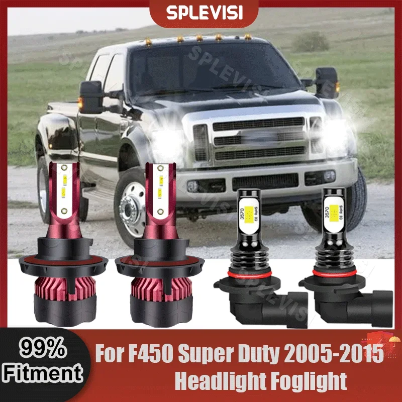 9008 H18 H10 Фара дальнего и ближнего света противотуманные фары для F450 Super Duty 2005 2006 2007