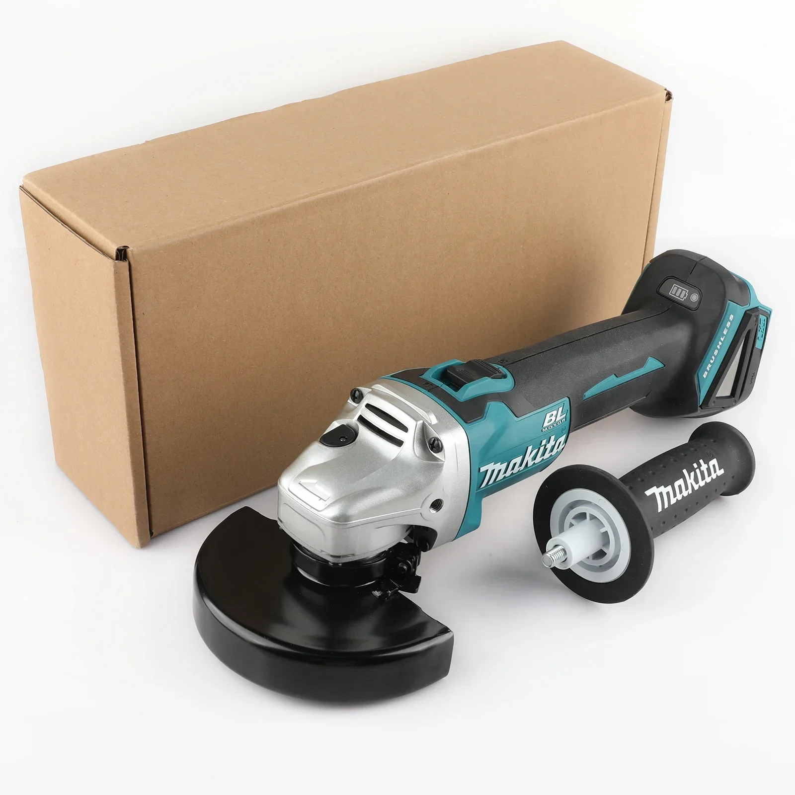 

Makita DGA504 18 В 6,0 Ач 125 мм Бесщеточная литиевая батарея Угловая шлифовальная машина Перезаряжаемый режущий станок Многофункциональный универсальный B