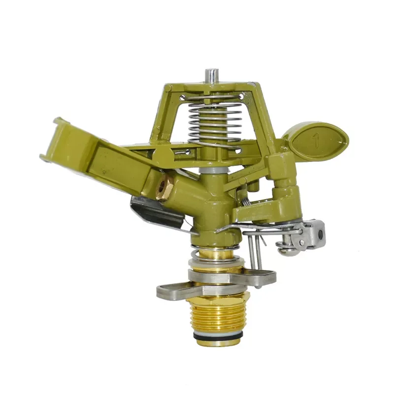 

NEW2023 1/2 3/4 inch metal Rotate sprinkler nozzle adjustable angle Rocker sprinkler 360 Degree lawn Garden Irrigation 1pcs