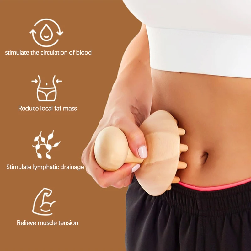 Деревянная щетка в форме осьминога очищающая меридианы и коллабораторы эфирное