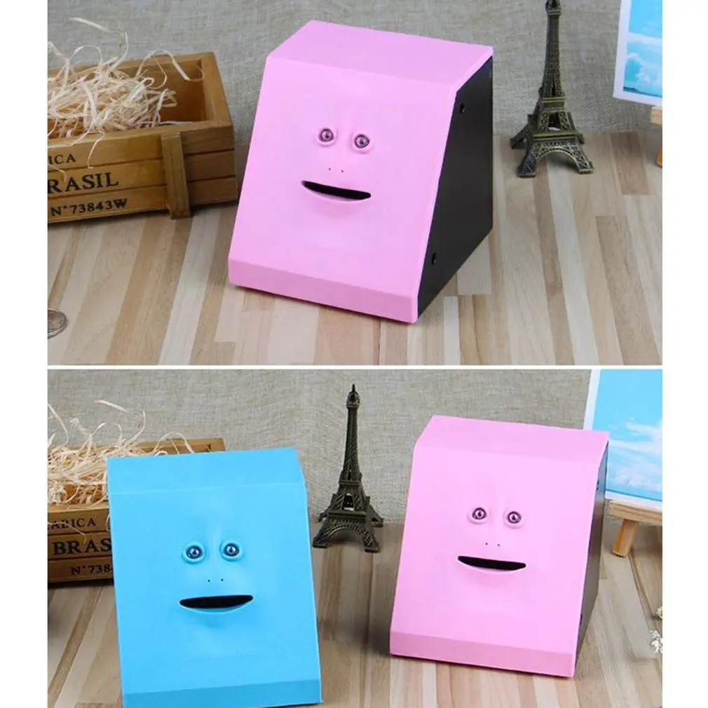 Пластиковая Копилка с человеческим лицом умная копилка датчиком электрическая