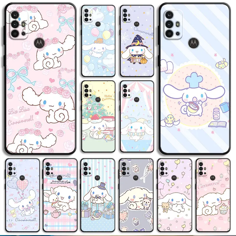 

Case For Motorola G31 E6s G8 Plus Power G30 20 30 Pro G60 G22 G9 Play G Stylus 2022 Bumper Back Cover Sanrio Baby Cinnamoroll