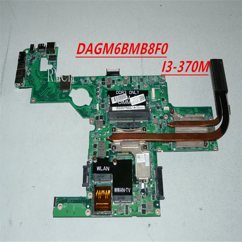 

Mainboard DAGM6BMB8F0 REVF DP N 0C9RHD Intel I3-370M FOR DELL XPS 15 L501x