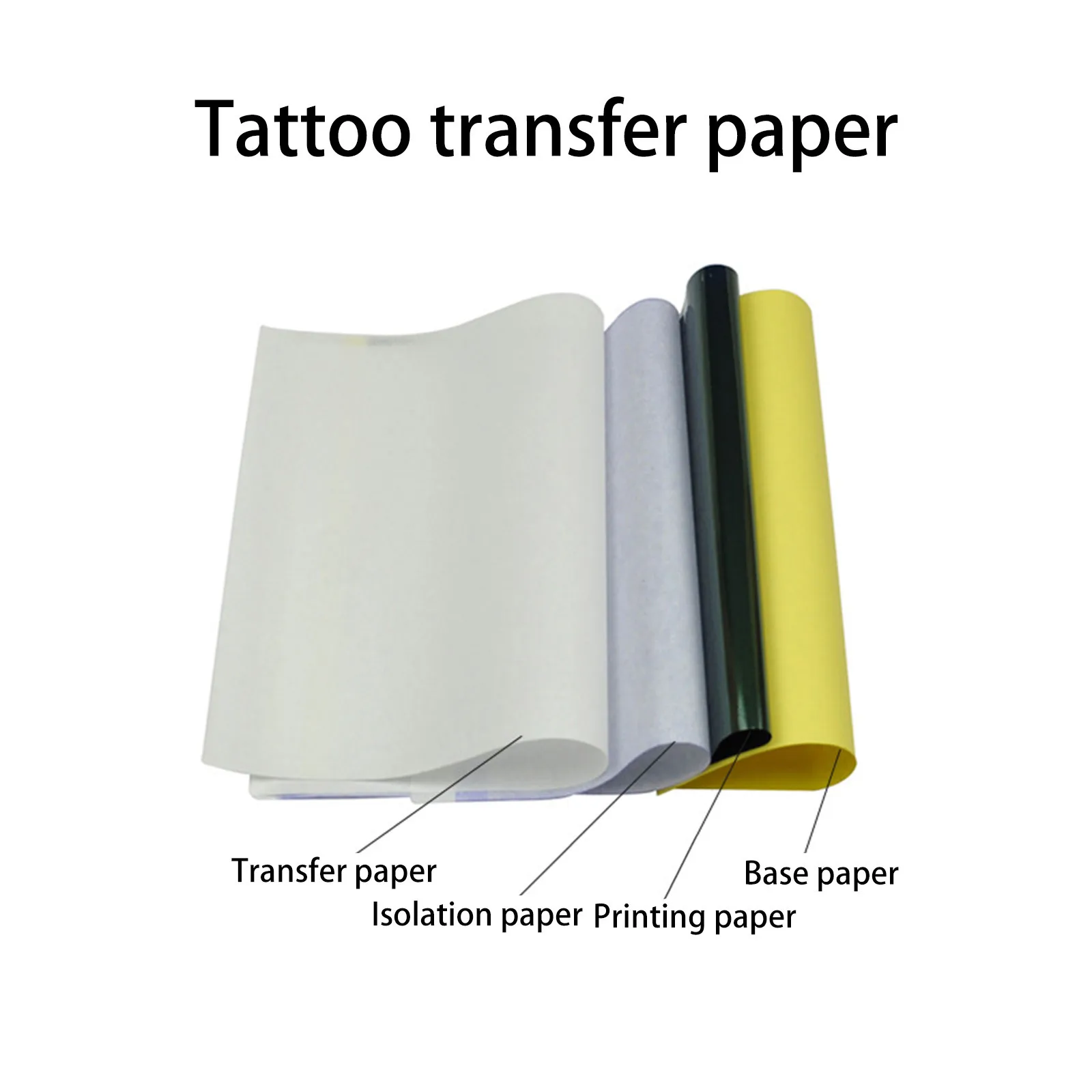 10 шт. трафареты для татуировок 4 слоя