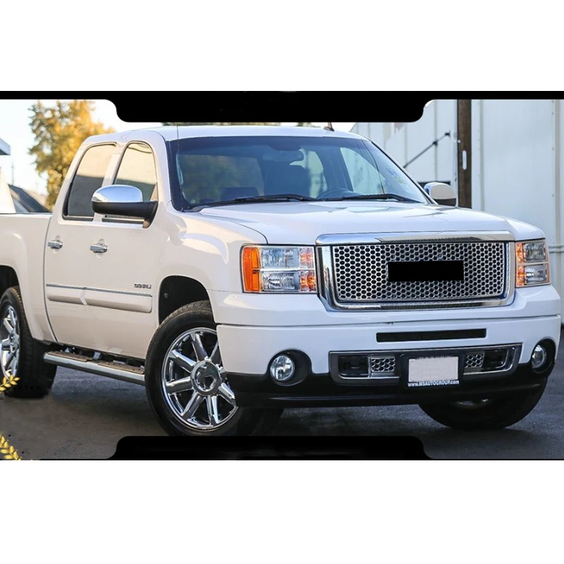 Хромированные передние верхние и нижние решетки защитные щитки для GMC Sierra 2500HD 3500HD