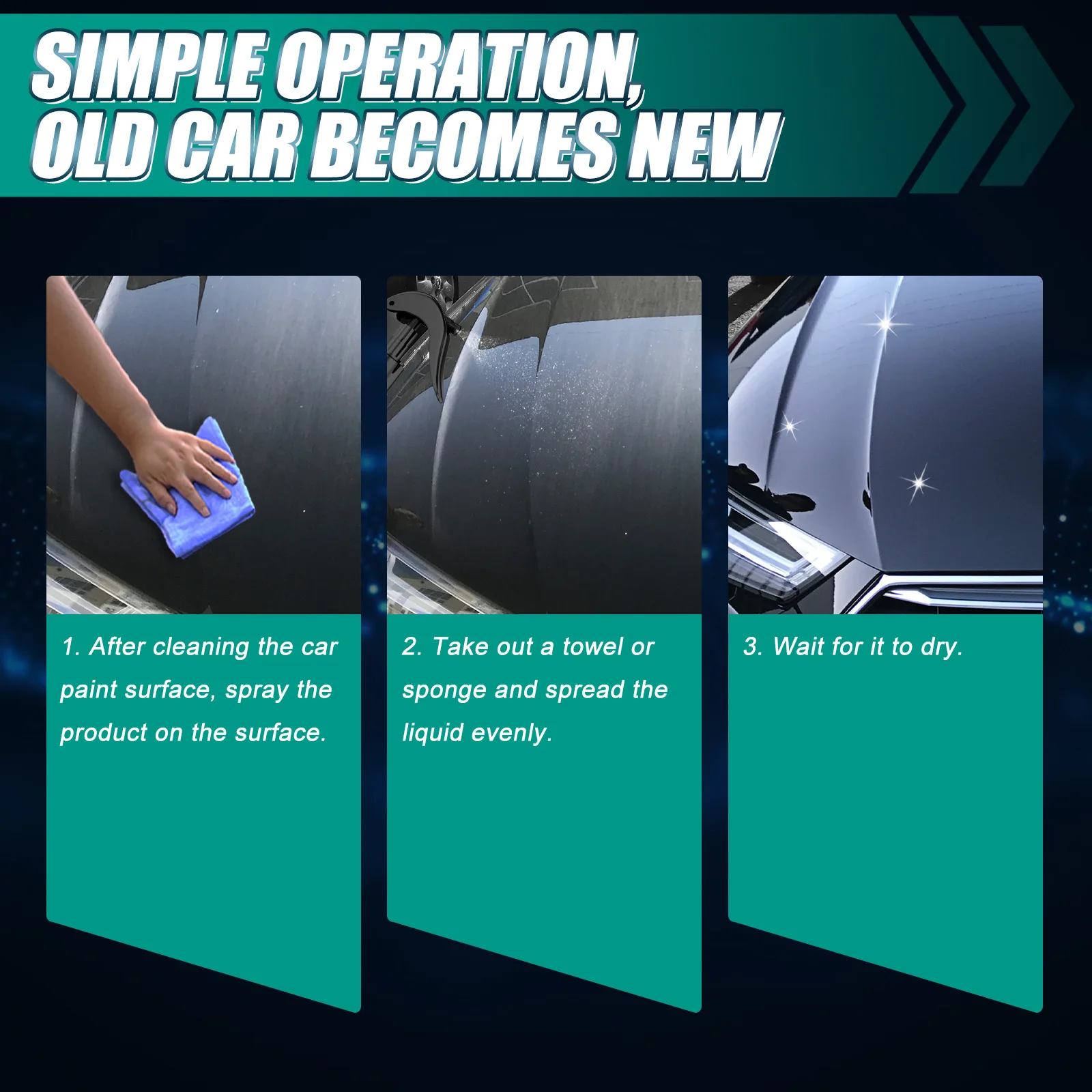 

Car Spray Nano Coat Coat Durable Hydrophobic Liquid Nano Oxidation Repairing Spray Super Waxes & Polishes Brand New