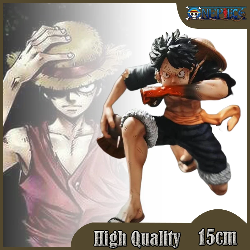 

One Piece Gear 2 Luffy Anime Figure Wano Country Gear 3 Luffy Action Figures 15cm Statue Collectible Model Doll Toys Gifts Kids