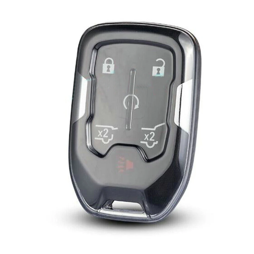 

Car Key Shell Smoky Black For Chevrolet For Tahoe 2015-2020 For GMC For Yukon 2015-2020 For Acadia 2017-2023 For Terrain 2018-23
