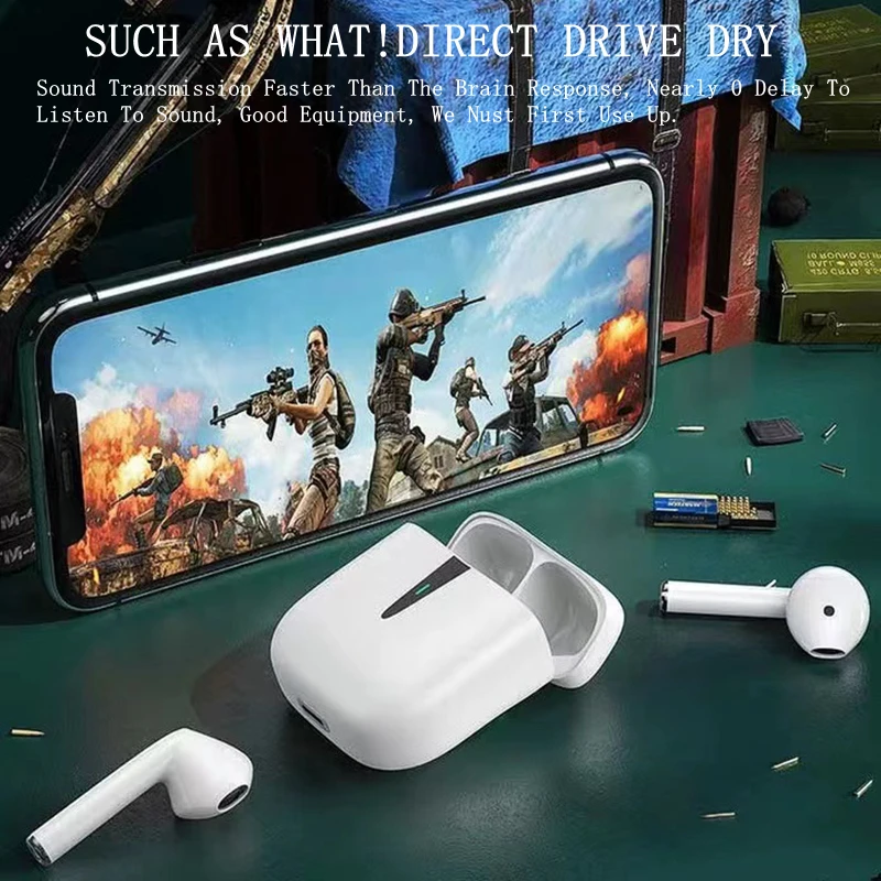 Оригинальная нейтральная Bluetooth-гарнитура J01 беспроводная полувкладыши Поддержка