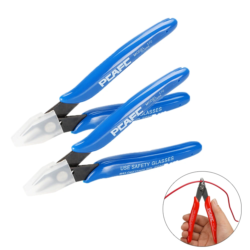RAMPS 2Pcs 3D Printer PLATO 170 Diagonal Pliers Universal Side Cutting Nippers Electrical Wire Cable Cutters Snips Flush Pliers