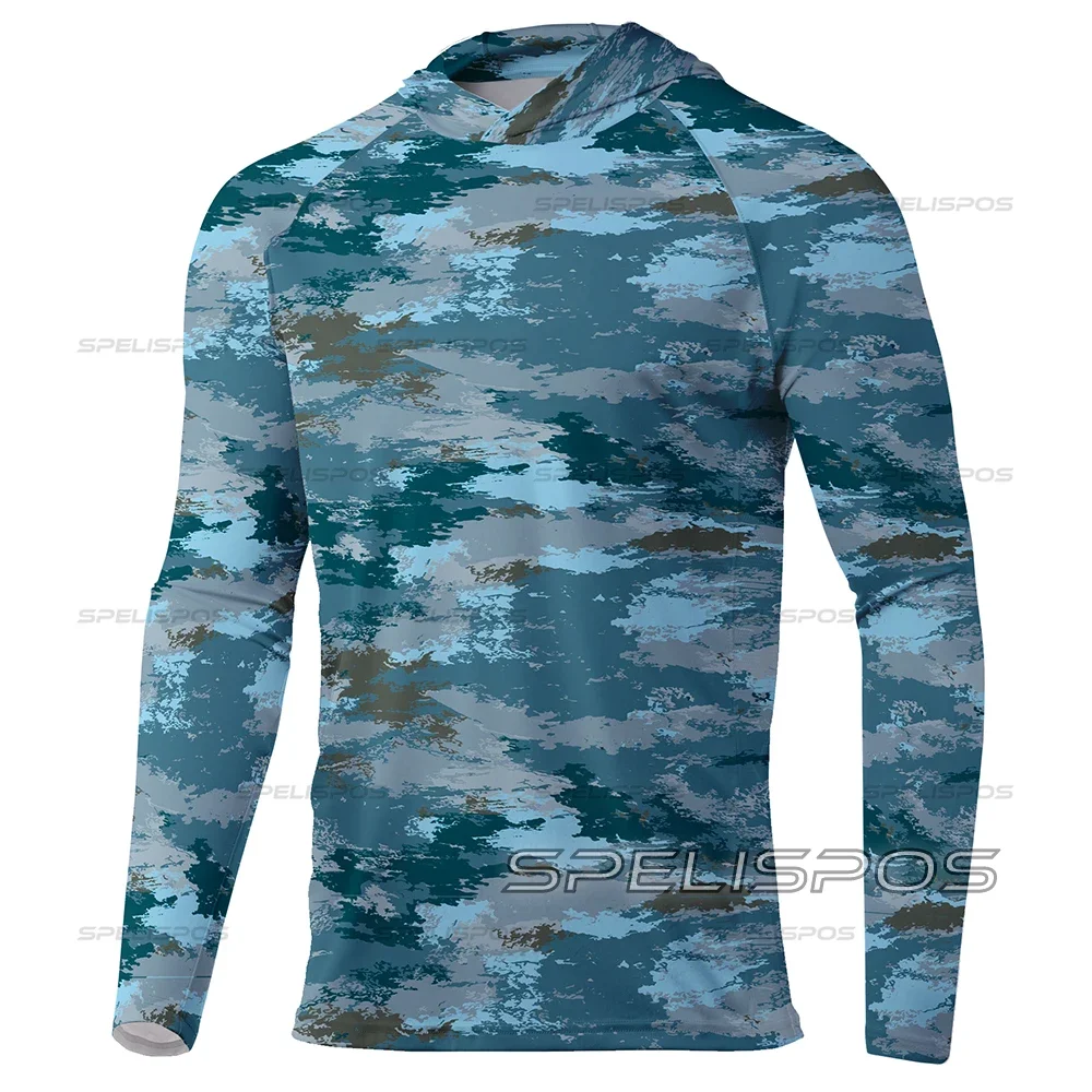 Толстовки для рыбалки UPF 50+ летние дышащие топы верховой езды одежда Quik Dry