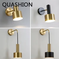 adjustable wall lights nordic bedroom bedside wall lamps led iron lampara for aisle stair indoor lighting sconce home decor %d0%b1%d1%80%d0%b0