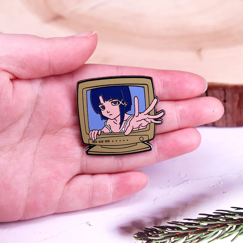 Эмалевая шпилька Serial Experiments Lain