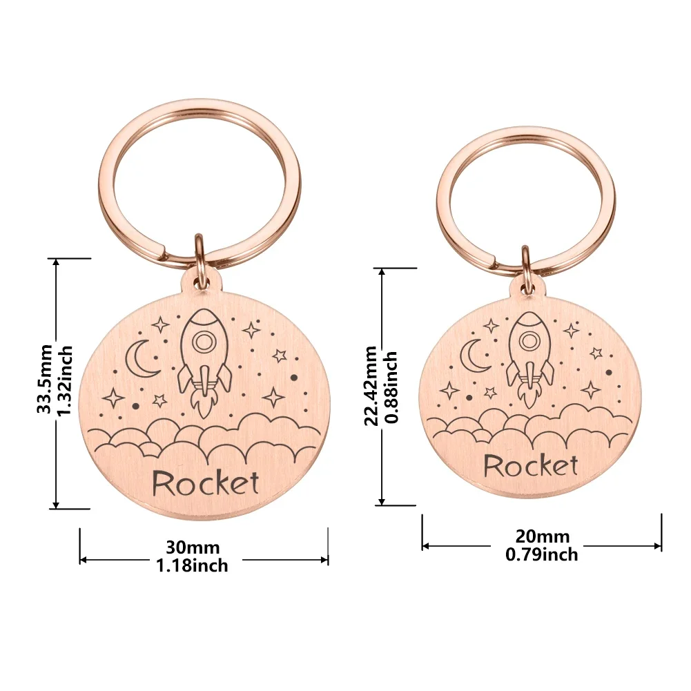 Персонализированная бирка для собак идентификационная домашних животных с