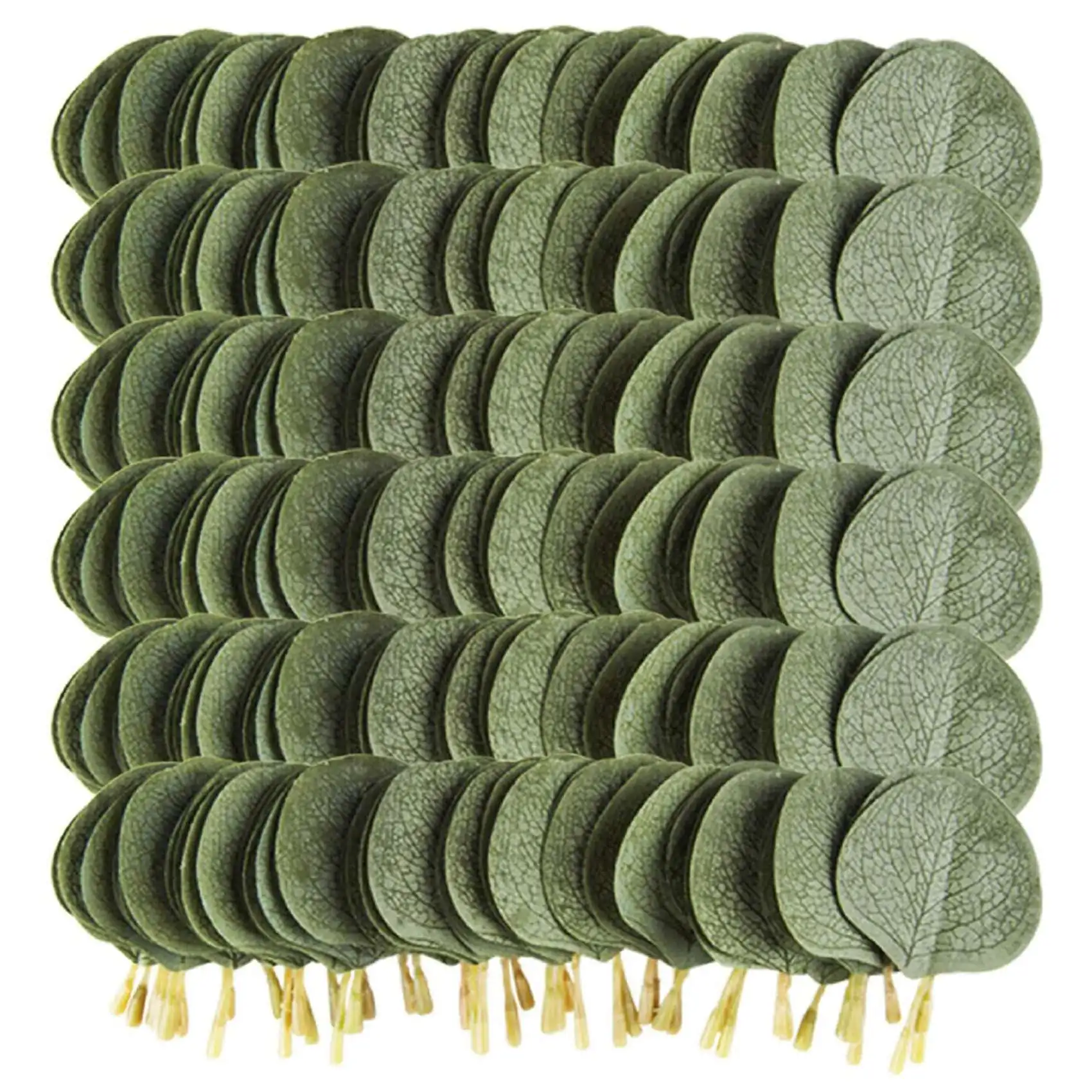 

300Pcs Bulk Eucalyptus Leaves Artificial Greenery Fake Green Leaves for DIY Wreath Wedding Boutonnieres Corsages