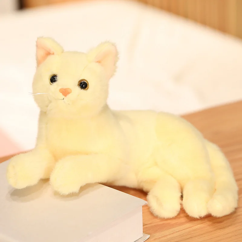 

Милая Мягкая Реалистичная плюшевая игрушка Tian Ze в виде кошки, 30 см